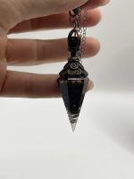 ⚫ Pendolo con Ossidiana e orgonite