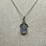 Collana pietra di Luna argento 925 - immagine 2