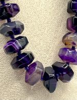 Collana agata viola