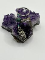 Portachiavi Zoisite e Ametista - immagine 2
