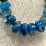 Collana Agata blu