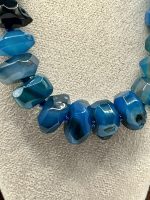 Collana Agata blu