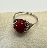 Anello Su Coccu con corallo rosso