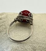 Anello Su Coccu con corallo rosso - immagine 2