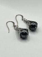 Orecchini fatti a mano con pietra di Ematite - immagine 4