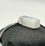 Catena acciaio chirurgico e ciondolo di Selenite - immagine 3