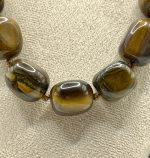 Collana in Occhio di Tigre Naturale – amuleto di forza e protezione