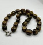 Collana in Occhio di Tigre Naturale – amuleto di forza e protezione - immagine 3