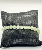 Bracciale in Prehnite Naturale da 6 mm – pietra di calma e armonia - immagine 2