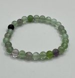 Bracciale in Fluorite Naturale da 6 mm – Pietra di Chiarezza ed Equilibrio - immagine 2