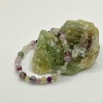 Bracciale in Fluorite Naturale da 6 e 4 mm – Gioiello di Armonia ed Equilibrio