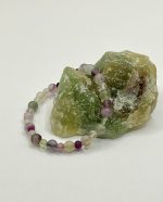 Bracciale in Fluorite Naturale da 6 e 4 mm – Gioiello di Armonia ed Equilibrio