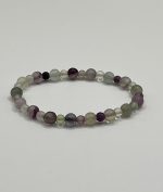 Bracciale in Fluorite Naturale da 6 e 4 mm – Gioiello di Armonia ed Equilibrio - immagine 2