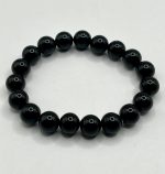 Bracciale in Onice Nero Naturale da 10 mm – Forza, Protezione ed Eleganza - immagine 2