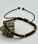 Braccialetto in macramè con Occhio di Tigre 🐯 - immagine 2