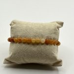 Bracciale elastico con pietre di Avventurina Arancione 6 mm 🍊✨