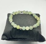 Bracciale in Prehnite naturale 6 mm - immagine 2