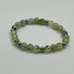 Bracciale in Prehnite naturale 6 mm