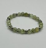 Bracciale in Prehnite naturale 6 mm