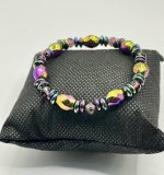 Bracciale elastico in Quarzo Titanio 🌈✨