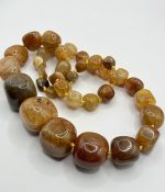 Collana con grosse pietre di Corniola naturale 🔶✨ - immagine 3