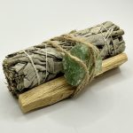 Smudge con Salvia Bianca, Palo Santo e Avventurina 🌿🔥💚