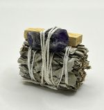 Smudge con Palo Santo e Ametista Grezza 🌿💜✨ - immagine 2