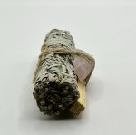 Smudge con Palo Santo e Quarzo Rosa Grezzo 🌿💗✨ - immagine 3
