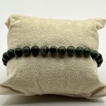 Bracciale elastico in Jasper Kambaba 6 mm 💚✨