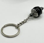 Portachiavi Su Coccu con Ossidiana e sfere di Ematite 🖤✨ - immagine 2