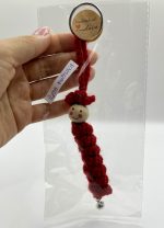 Portachiavi in Uncinetto con Campanellino Porta-Fortuna 🔴✨ - immagine 2