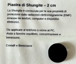 ✨📱 Placca di Shungite Adesiva – 2 cm 💻✨