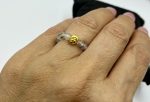 Anello elastico con Quarzo Tormalinato 🖤✨ - immagine 2