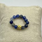 Anello elastico con Sodalite 🔵✨