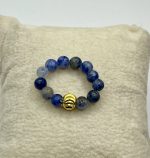 Anello elastico con Sodalite 🔵✨
