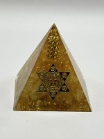Piramide 5x5 con Orgonico e citrino - immagine 4