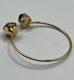 ✨ Bracciale con Ametista Grezza e Finitura in Oro  ✨ - immagine 3
