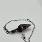 💜 Pendolo con Ametista e orgonite