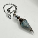 🌊 Pendolo con Acquamarina e orgonite