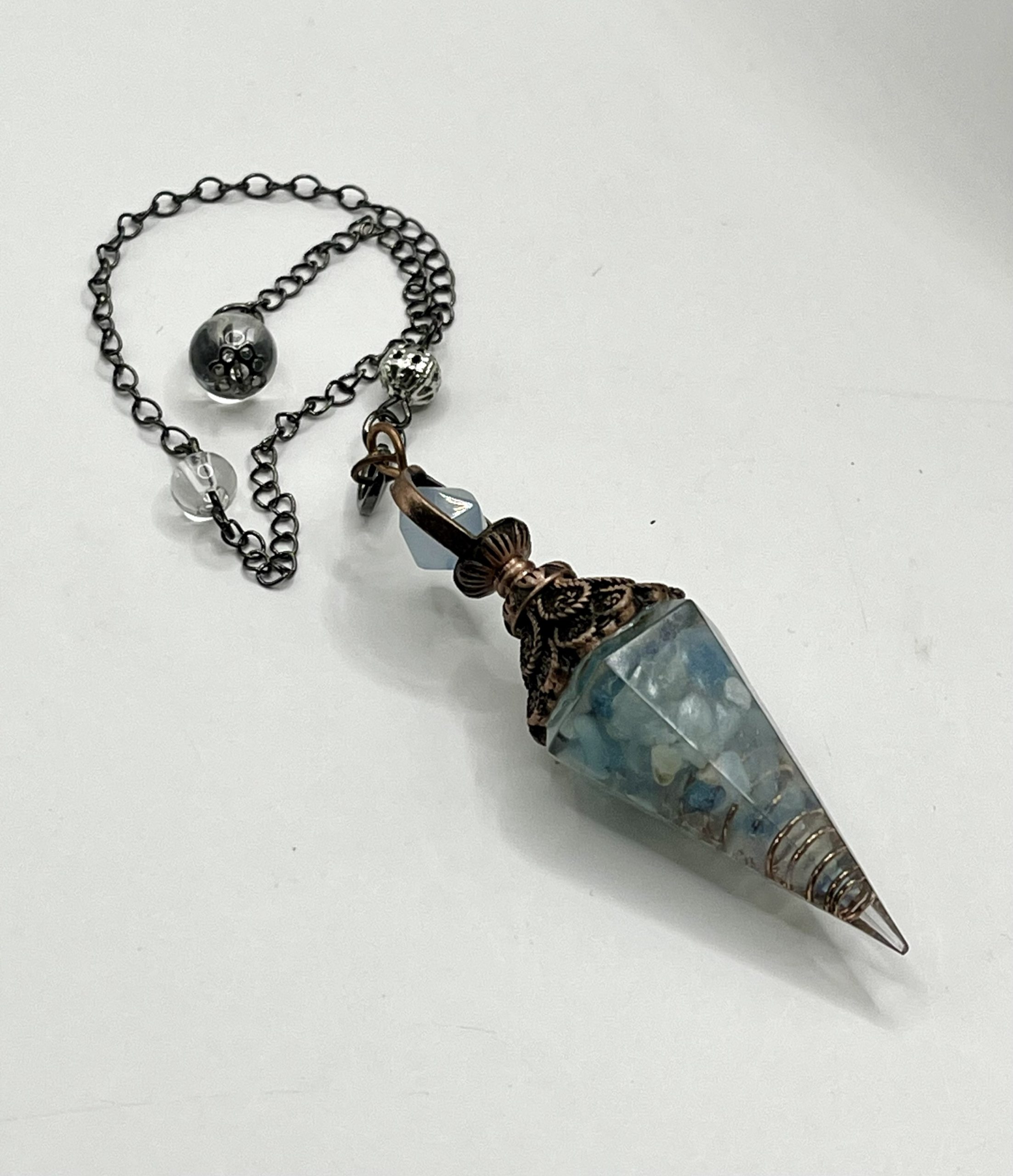 img_0741 ๐ Pendolo con Acquamarina e orgonite - immagine 1