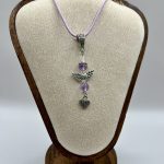 Collana con ciondolo Angelo in Ametista😇