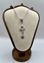 Collana con ciondolo Angelo in Ametista😇