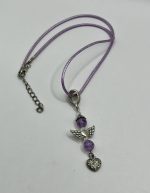 Collana con ciondolo Angelo in Ametista😇 - immagine 3
