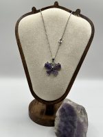 Collana con ciondolo Farfalla in Ametista 🦋 - immagine 3