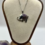 Ciondolo Elefante in Ametista