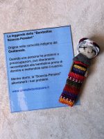✨ Bambolina Scaccia-Pensieri del Guatemala – Amuleto artigianale portafortuna 🌙 - immagine 3