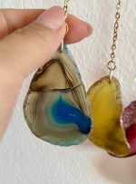 Acchiappasogni Albero della Vita con Pietre dei 7 Chakra e Agata Naturale - immagine 4