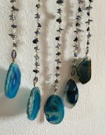 💙 Sogni Celesti – Acchiappasogni in Lapislazzuli, Quarzo Ialino e Agata Blu - immagine 3