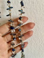 💙 Sogni Celesti – Acchiappasogni in Lapislazzuli, Quarzo Ialino e Agata Blu - immagine 4