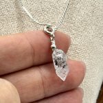 💎 Catena in Argento con Diamantino di Herkimer